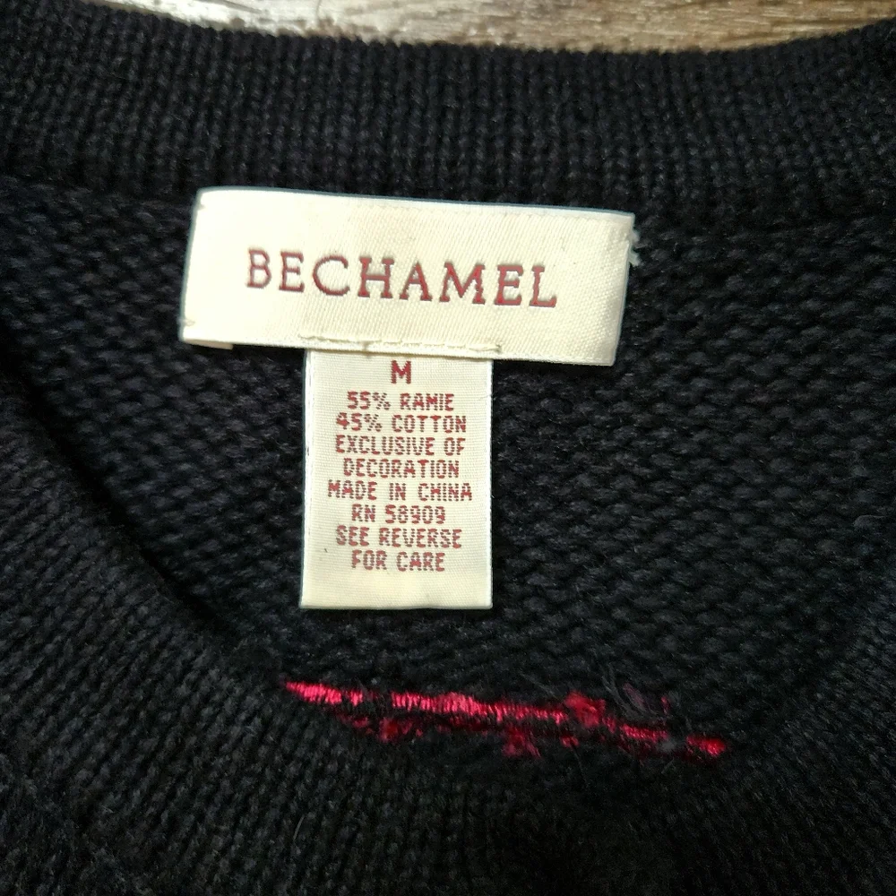 Bechamel Women's  Embroidered High Quality Cardigan Christmas Sweater 🎄 Size M